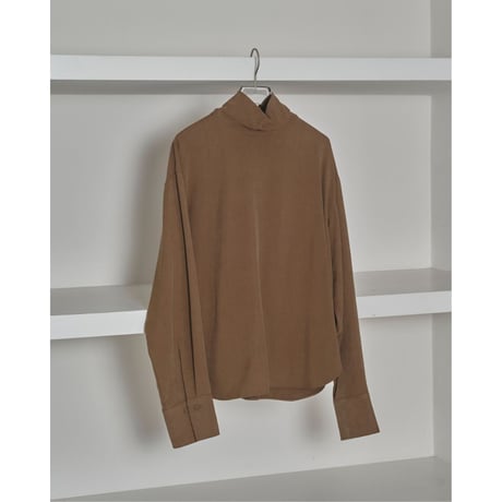 【TODAYFUL】Peachskin Turtle Blouse　※納期10月中～11月中