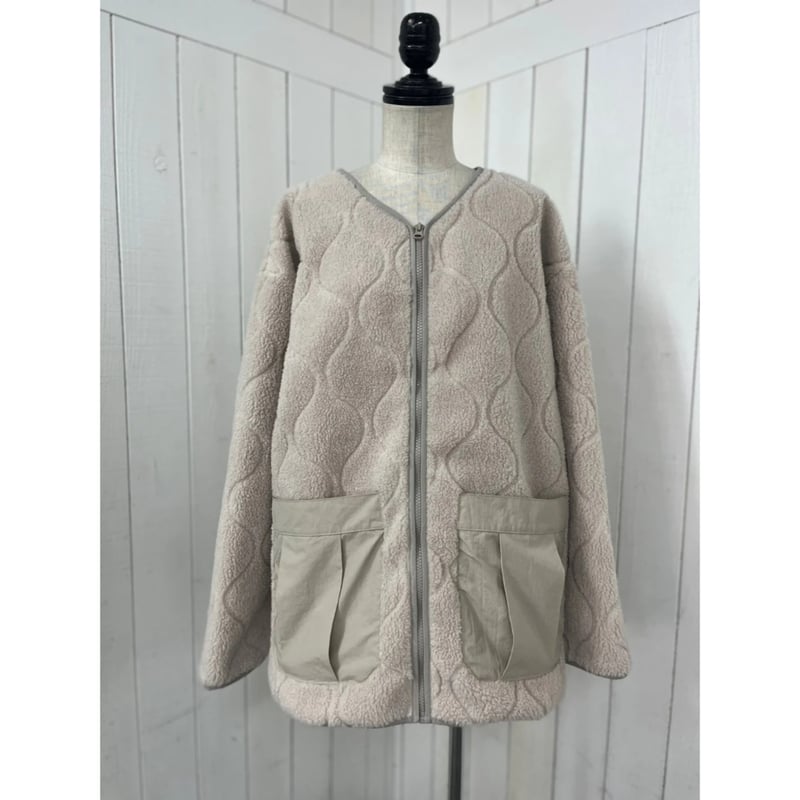 flamingo firm フラミンゴファーム　ボア　アウター　ブルゾン Flamingo firm フラミンゴファーム ボアブルゾン