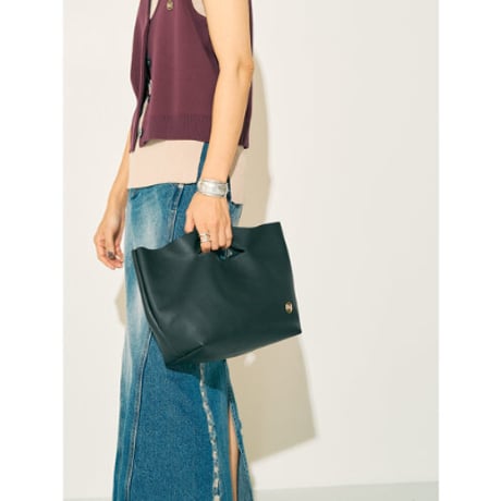 【YENN】LEATHER FOLDABLE BAG