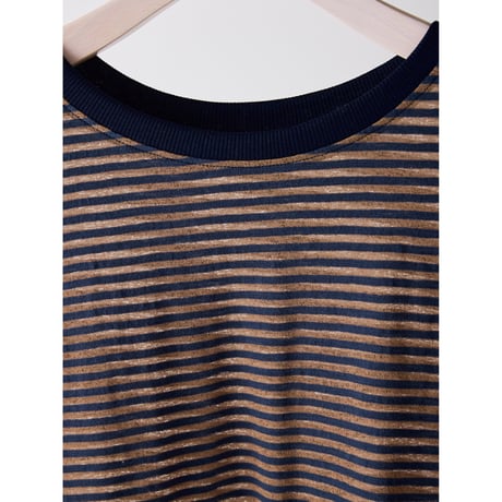 【CHIGNON】 ｼｱｰﾎﾞｰﾀﾞｰﾛﾝTEE