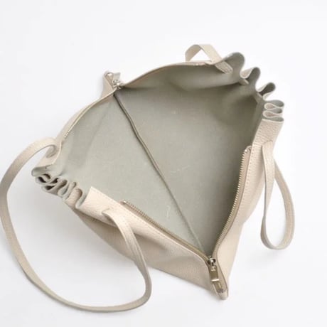 【blancle】S.LEATHER GATHER BAG bc1232