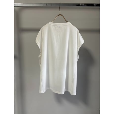 【MARGAUX VINTAGE】転写プリント ノースリーブTEE