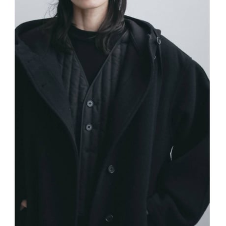 【anuke】Wool Hoodie Coat
