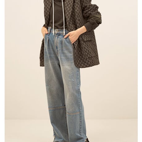 【YENN】WOOL TWEED BLAZER