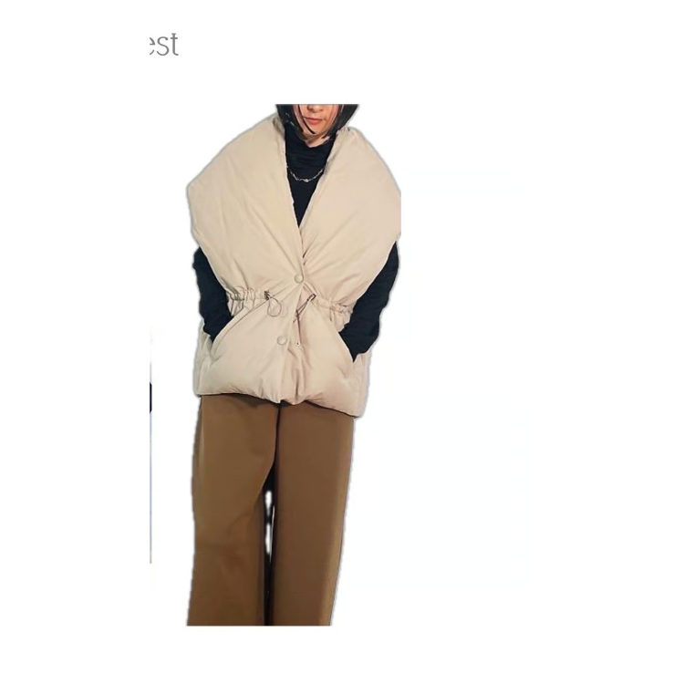 新品今季atelier brugge Shawlcollar down vest ATELIER BRUGGE】Shawl collar down best | select