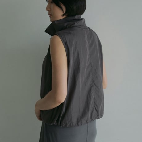 【anuke】Nylon Sleeveless Blouson　※納期3月下旬〜4月下旬