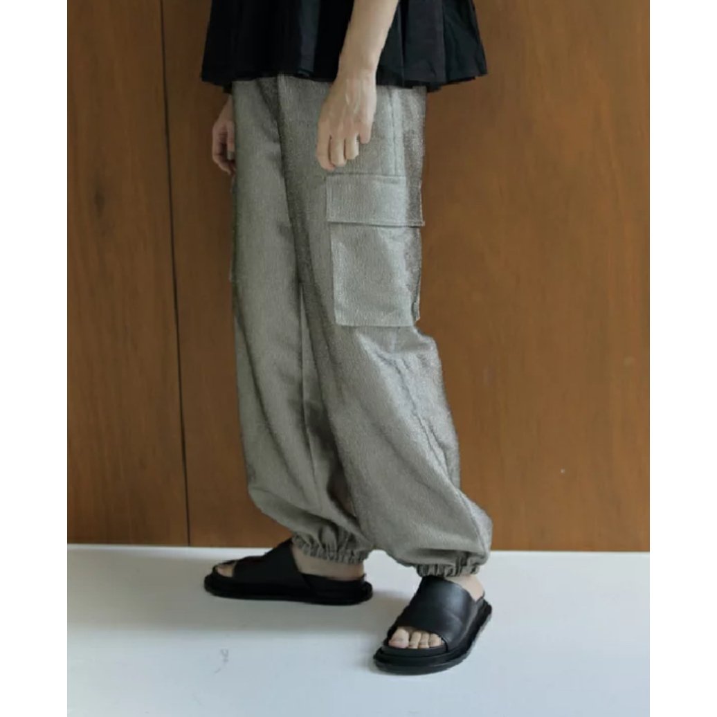 Glitter Cargo Pants anuke 【size36】beige Glitter Cargo Pants anuke 【size36】beige Sequin Cargo Pants