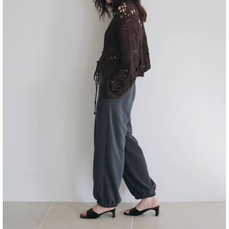 【anuke】Fleece Rough Pants　※納期9月中旬〜10月中旬
