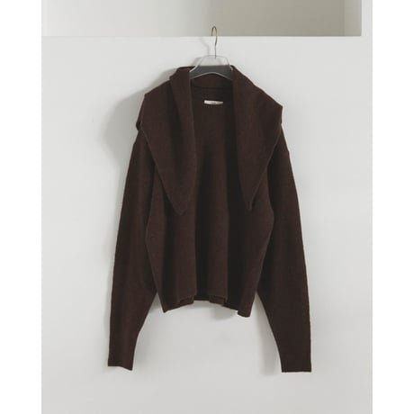 【anuke】Layered Scarf Knit※11月上～12月上