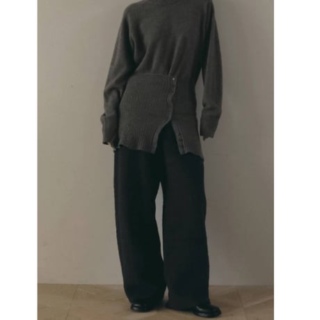 【anuke】Wool Crewneck Tops　※納期11月中旬～12月中旬