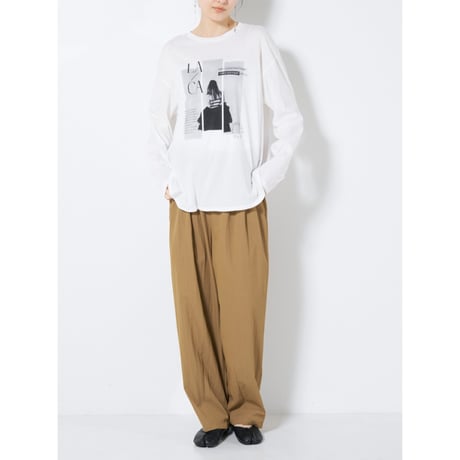 【CHIGNON】OFF PHOTOﾌﾟﾘﾝﾄﾛﾝTEE