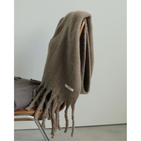 【anuke】Soft Fringe Stole※11月中～12月中