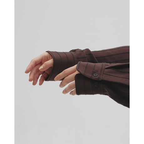 【TODAYFUL】Jacquard Stripe Shirts　※納期11月中旬～12月中旬