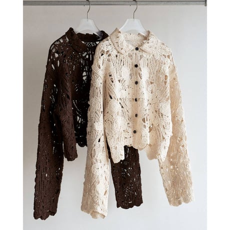 【anuke】Embroidery Over Shirts　※納期8月下旬～9月下旬