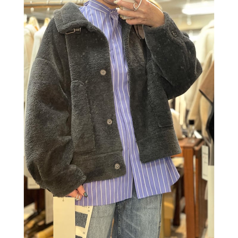 cafune】【再販✨】eco mouton jaket 45401 | selectsho