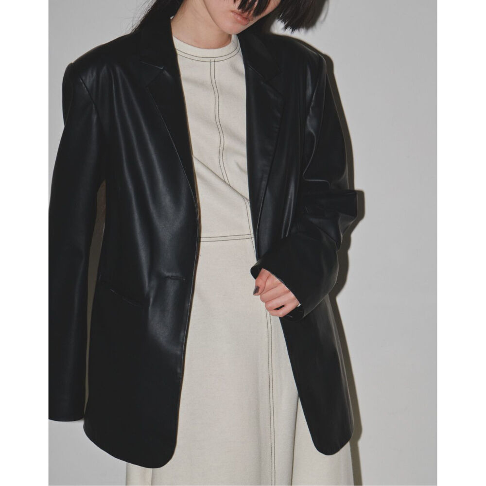 ジャケット・アウター todayful Ecoleather Tailored Jacket Todayful Ecoleather Tailored Jacket