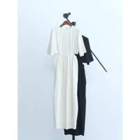 【Hella】waist side slit cocoon dress　※納期4月中旬〜5月中旬