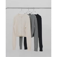 【TODAYFUL】Fox Wool Cardigan　※納期11月中旬～12月中旬