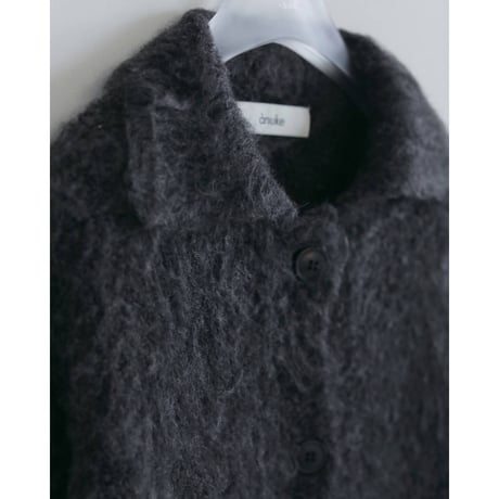 【anuke】Brushed Knit Jacket　※納期11月中旬～12月中旬