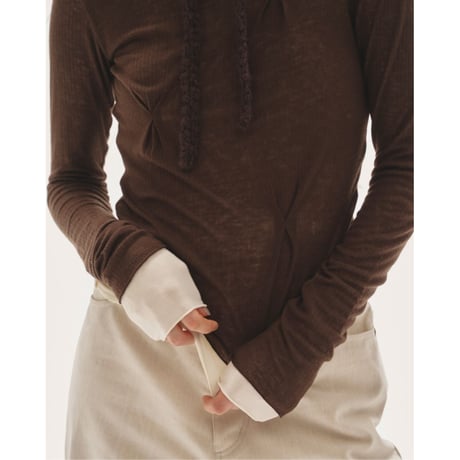 【TODAYFUL】Tuck Layered Long T-shirts   ＊