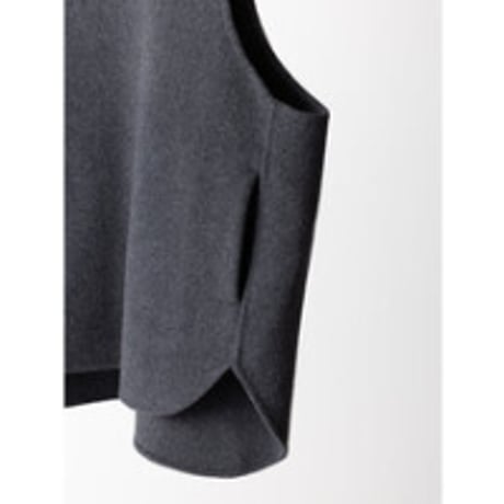 【YENN】W FACE OVER VEST　※納期：9月中旬〜10月中旬