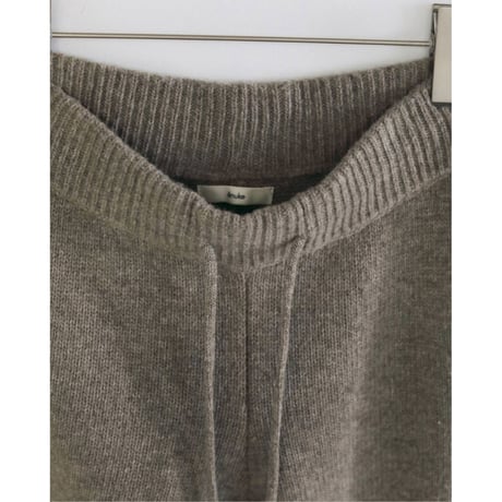 【anuke】Knit Cocoon Pants