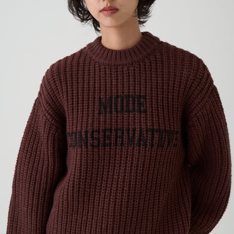 【Boutique Ordinary】Low-Gauge Knit Pullover