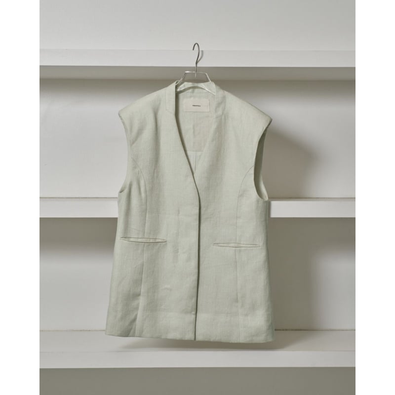 新品未使用タグ付きTodayful Linen Over Vest TODAYFUL】Linen Over Vest | selectshop kusukusu