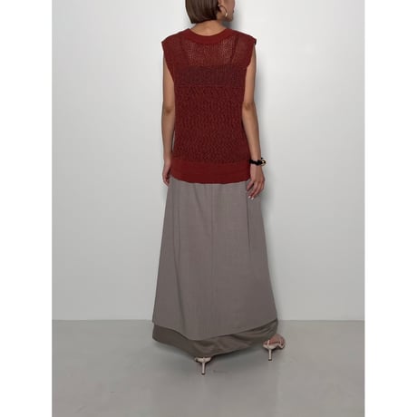 【CHIGNON】ｺｰﾄﾞMIXﾆｯﾄﾍﾞｽﾄ