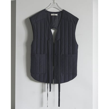 【anuke】Backopen Stripe Vest※10月中～11月中