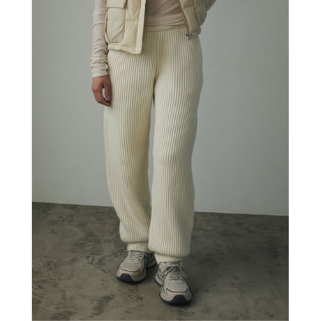 【ànuke】Knit Wide Pants　※11月中旬~12月上旬頃 発送予定
