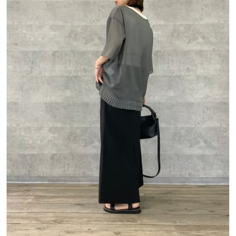 【Anna Kerry】Tシャツ付きブラウス