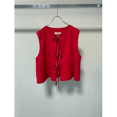 【MARGAUX VINTAGE】タイフロントベスト