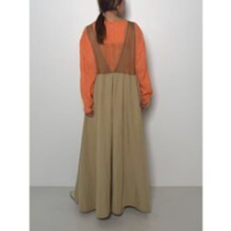 【CHIGNON】ﾊﾞｯｸｼｱｰ2WAYﾜﾝﾋﾟｰｽ　納期：12月中旬～1月中旬