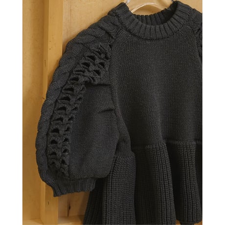 【TODAYFUL】Puffsleeve Knit Tops　※納期3月中旬〜4月中旬