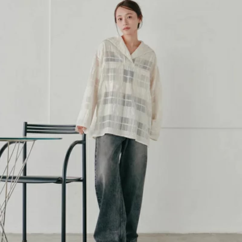 Hella sheer check blouse 【公式通販】