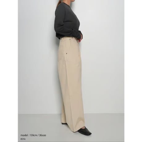 【YENN】WASHED CORDUROY PT
