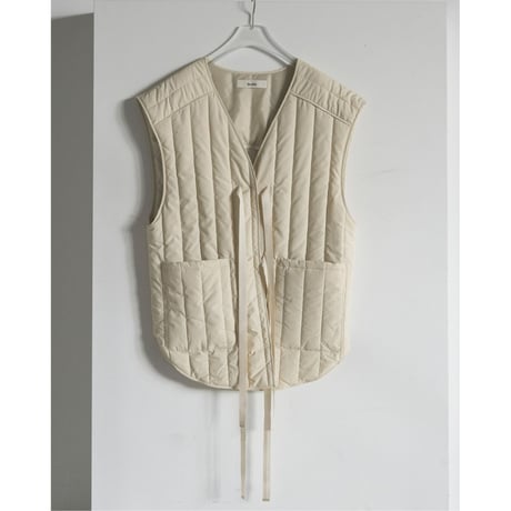 【anuke】Backopen Stripe Vest