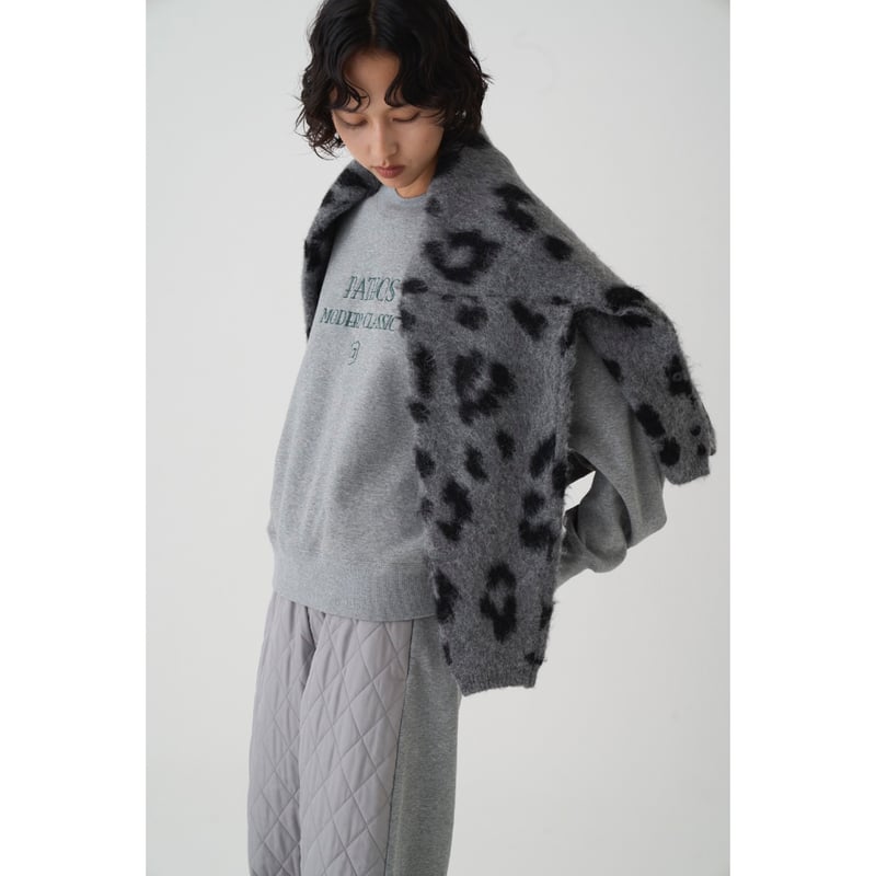 Boutique Ordinary】Cheetah Knit Cardigan | sele