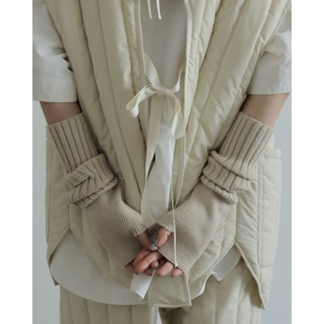 【anuke】Rib Knit Armwarmers※12月上～1月上