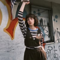 【LE MELANGE】コットンマルチボーダーTee