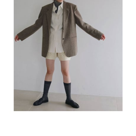 【anuke】Herringbone Wool Jacket　※納期9月中旬～10月中旬