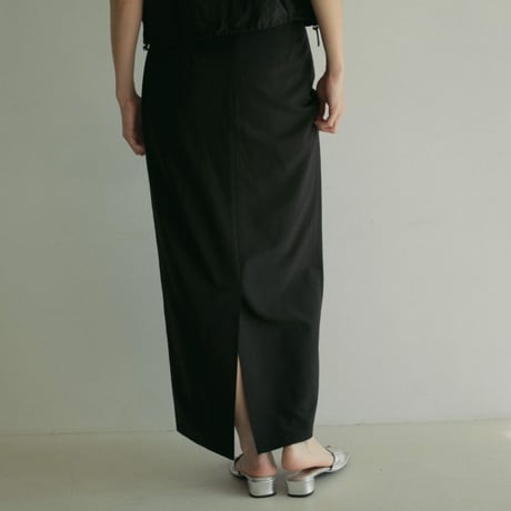 【anuke】Satin Pencil Skirt　※納期2月下旬〜3月下旬