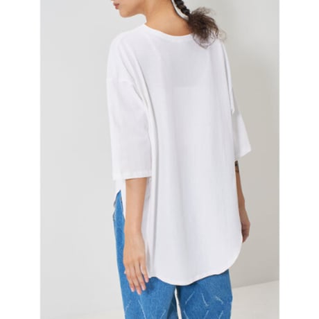 【YENN】 TWIST HEM TEE　納期：2026年2月上旬～3月上旬