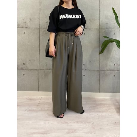 【ROSIEE】BIGシルエットロゴプリントTシャツ