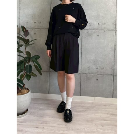 【ROSIEE】2タックハーフパンツ