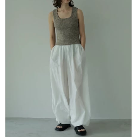 【ànuke】Nylon Volume Pants
