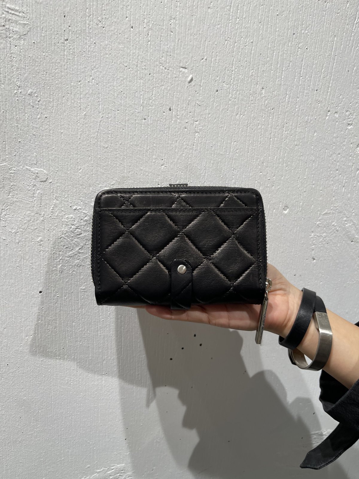 M.U.L.】studs series ハーフラウンドウォレット | selectshop M.U.L.】studs series ハーフラウンドウォレット | selectshop