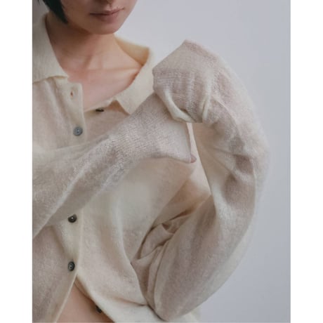 【anuke】Over Knit Shirts