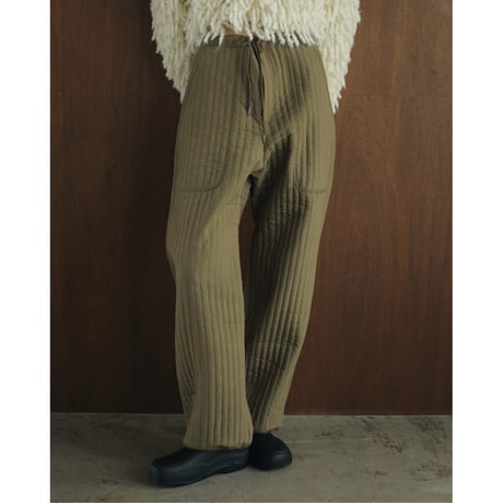 【ànuke】Quilting Line Pants　※11月下旬~12月中旬頃 発送予定